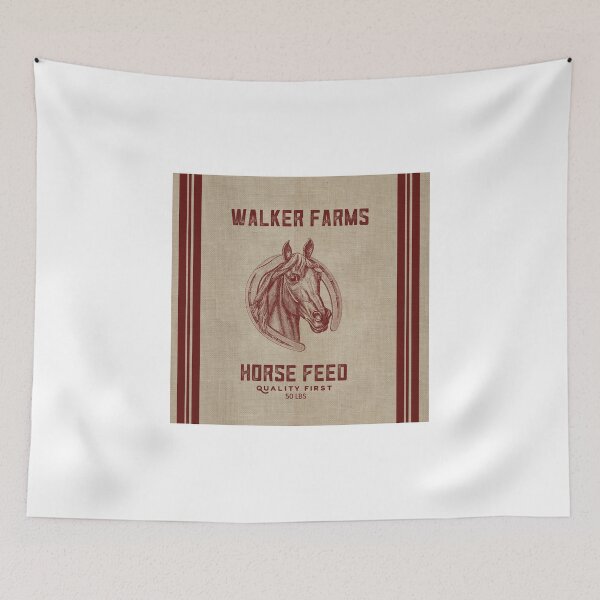 Item preview, Walker Farms Horse Feed Vintage Sack designed and sold by Marcee Duggar.