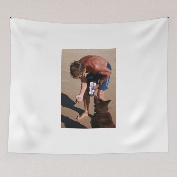Item preview, 3 Nick & his Rescue Dog Rosie a Kelpie-Border Collie  designed and sold by Cathie Brooker.