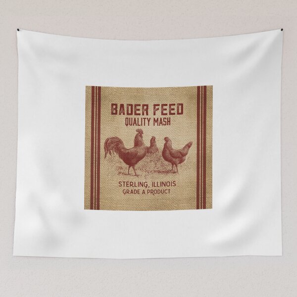 Item preview, Burlap Vintage Like Chicken Feed Sack designed and sold by Marcee Duggar.