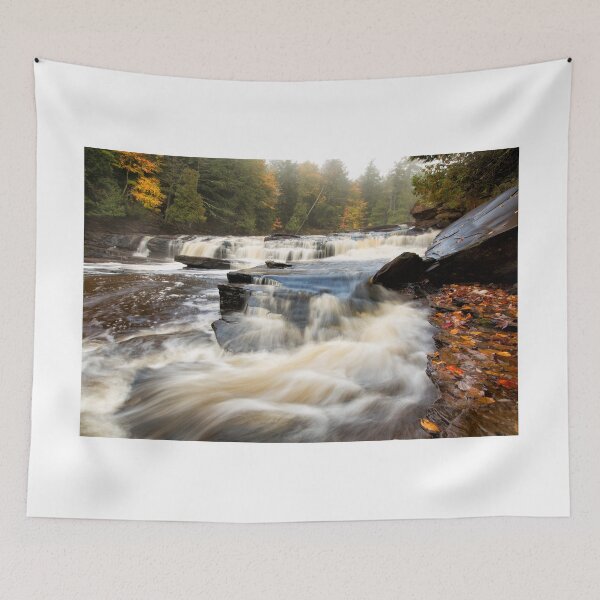 Item preview, Misty Morning at Manido Falls - Upper Peninsula of Michigan designed and sold by Craig Sterken.