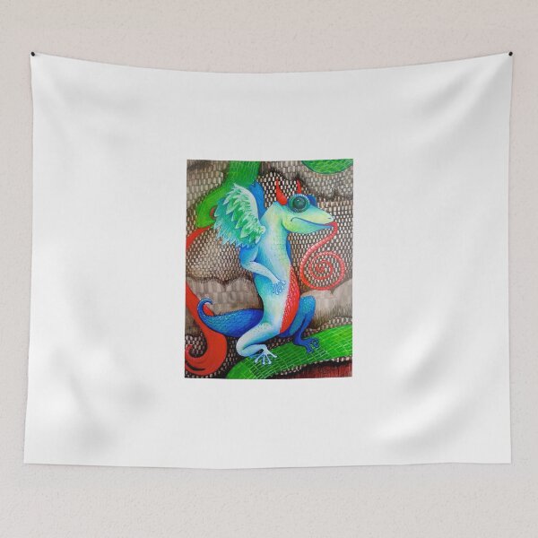 Item preview, dragon lizard tattoo style art designed and sold by melaniedann.
