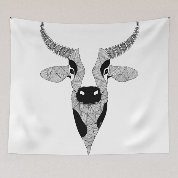 Item preview, Cow black and white designed and sold by artetbe.
