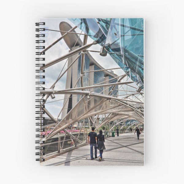 Item preview, Helix Bridge in front of Marina Bay Sands designed and sold by holgermader.