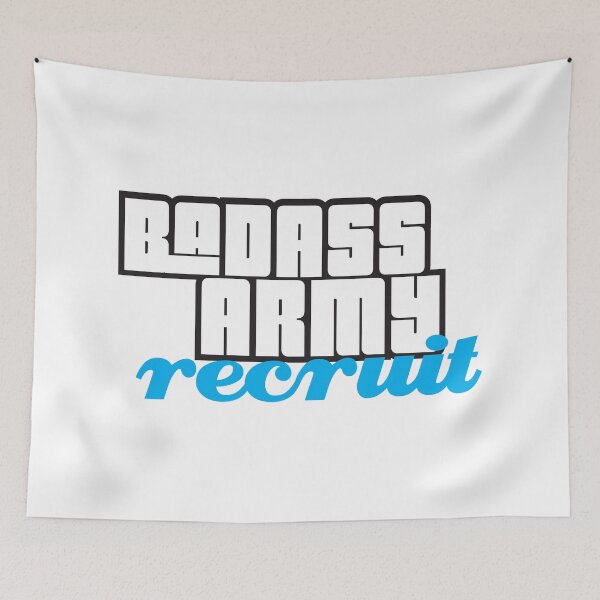 Item preview, BADASS ARMY RECRUIT designed and sold by jazzydevil.