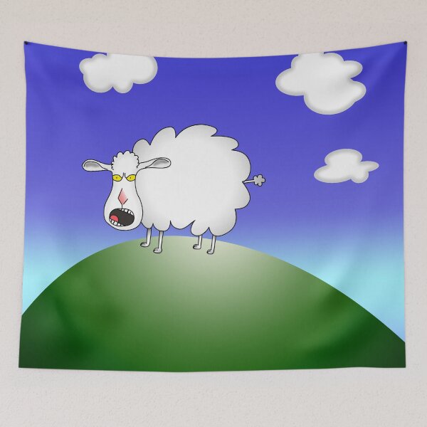 Item preview, Bleat on a Hill designed and sold by The Studio Red.