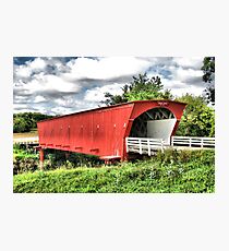 Hogback Covered Bridge, Madison County Iowa Photographic Print