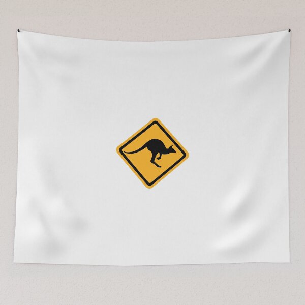 Item preview, Kangaroo road sign designed and sold by Designzz.