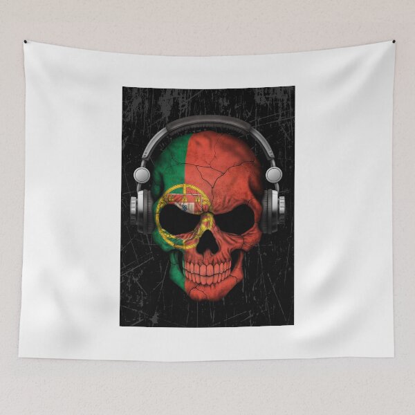 Item preview, Dj Skull with Portuguese Flag designed and sold by JeffBartels.
