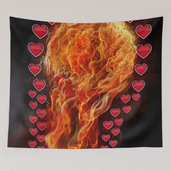 Item preview, Fiery Love Twin Size Duvet Cover designed and sold by Gotcha29.