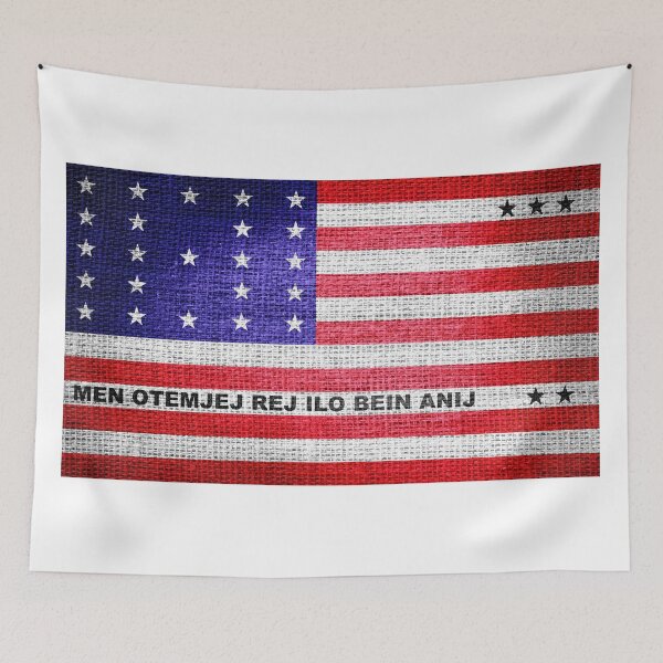 Item preview, Bikini Atoll Flag designed and sold by enhan.
