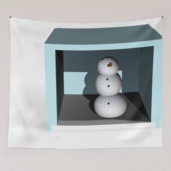 Aperçu de l'œuvre shadow box snowman créée et vendue par YodaWars.