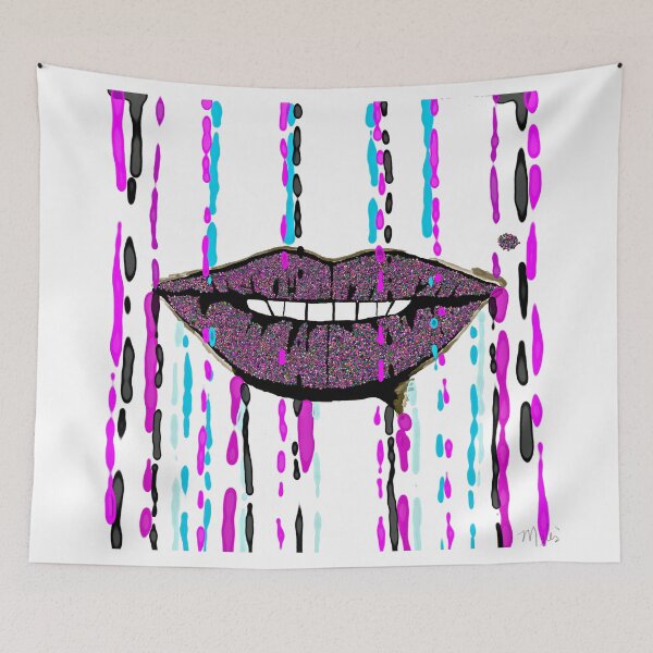 Item preview, Kissable Glitter Lips designed and sold by Overthetopsm.