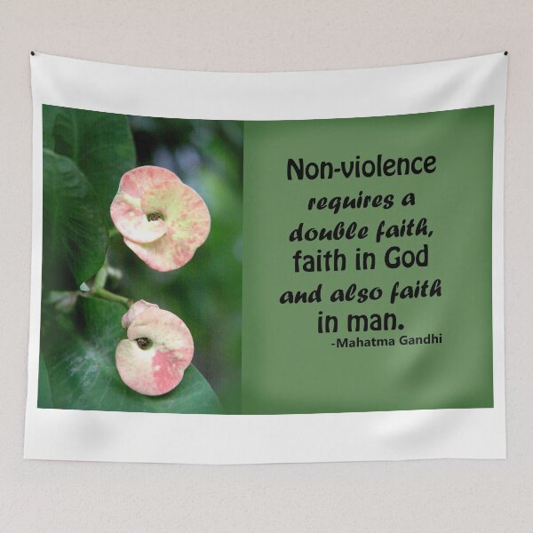 Item preview, Faith and Non-violence designed and sold by lensbaby.