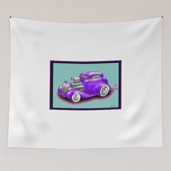 Item preview, HOT ROD CHEV STYLE CAR designed and sold by squigglemonkey.