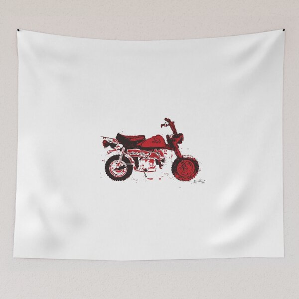 Item preview, MONKEYBIKE STYLE MOTORCYCLE FUN designed and sold by squigglemonkey.
