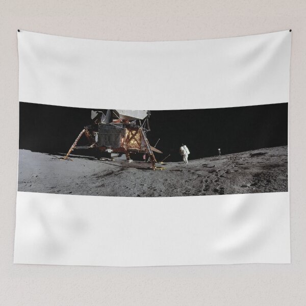 Item preview, Apollo 12 : Amazing Panoramic Picture Taken on the Moons surface designed and sold by Very Peculiar.