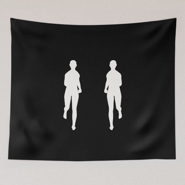 Item preview, Twin Runners Jogging Silhouette designed and sold by Alius Imago.