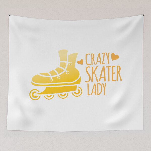 Item preview, Crazy Skater Lady designed and sold by jazzydevil.