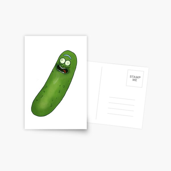 Pickle Rick Postcard