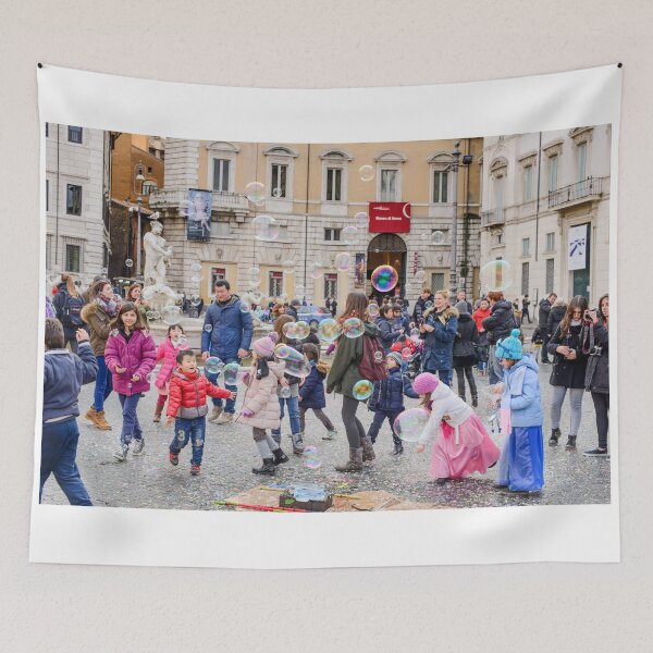 Item preview, Bubbles of fun, Piazza Navona, Rome, Italy designed and sold by AndrewJonesFoto.