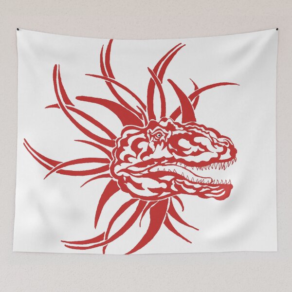 Item preview, Red Tribal Dinosaur designed and sold by redqueenself.