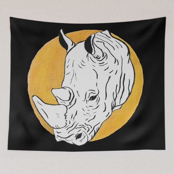 Item preview, Rhino on Gold designed and sold by Cole Martin.