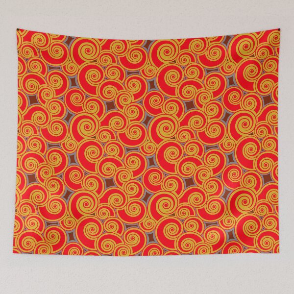 Item preview, Tribal Dreaming 4 Bright Orange Duvet Cover designed and sold by Gotcha29.