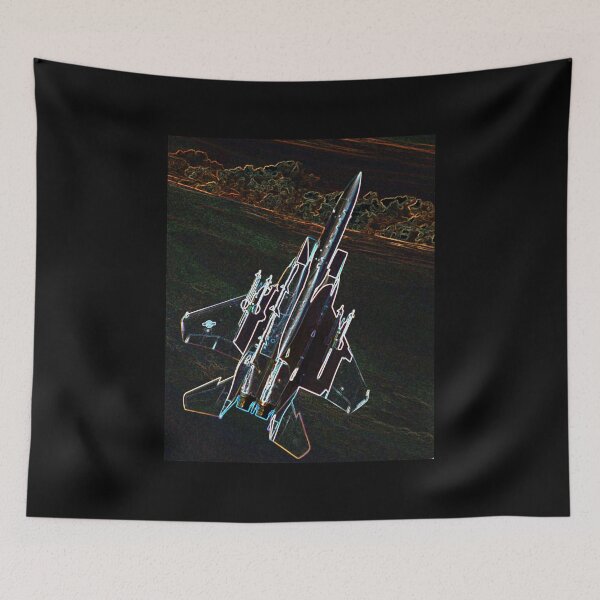 Item preview, Neon F-15 Fighter Jet designed and sold by johnnycdesigns.