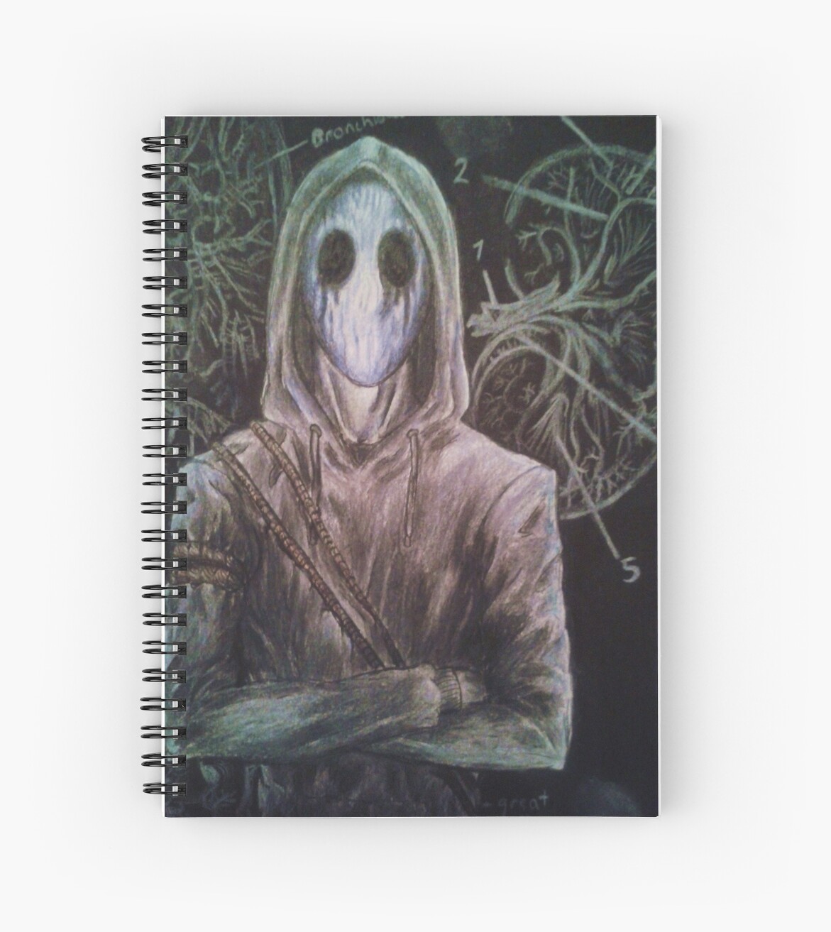Cuaderno de espiral «Eyeless Jack Creepypasta» de Bloodhoney500 | Redbubble