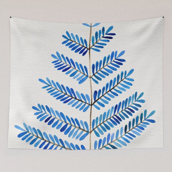 Item preview, Blue Leaflets designed and sold by Cat Coquillette.