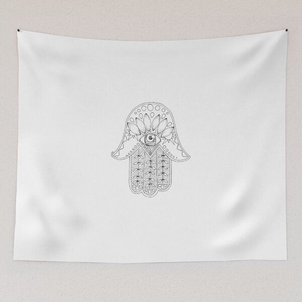 Item preview, Detailed Hamsa designed and sold by Corey Paige Designs.