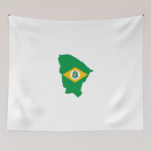 Item preview, Flag Map of Brazilian State of Ceará  designed and sold by abbeyz71.