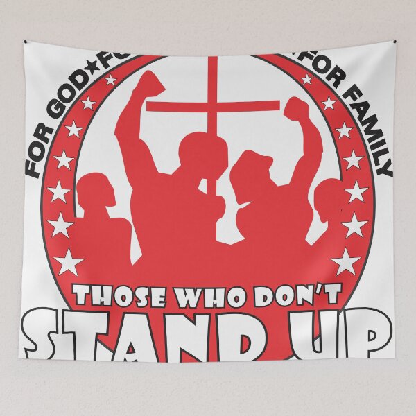 Item preview, Those Who Don't Stand Up Have The Most To Lose! - in Red designed and sold by MontanaJack.