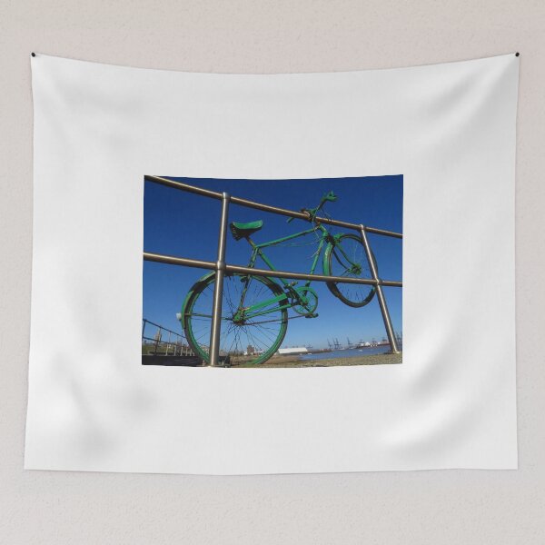 Item preview, Green Bike, Silver Railings designed and sold by wiggyofipswich.