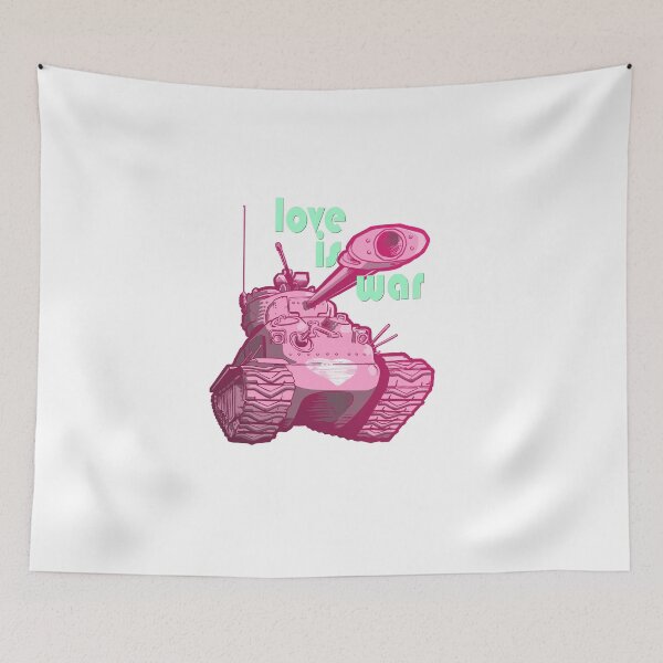 Item preview, Love is War Tank designed and sold by grosvenordesign.