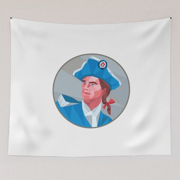 Item preview, American Patriot Circle Low Polygon designed and sold by patrimonio.