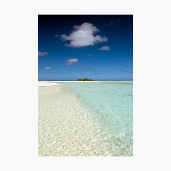 Honeymoon Island - Aitutaki Photographic Print