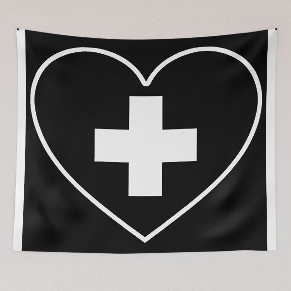 Item preview, Get Well Soon, Sexy Nurse, Black, Heart, First Aid, Medical designed and sold by worn.