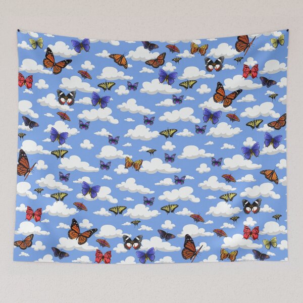 Item preview, Butterflies and Blue Skies Duvet Cover designed and sold by Gotcha29.