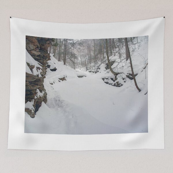 Item preview, March Snow Falling on Seneca Falls designed and sold by Gene Walls.