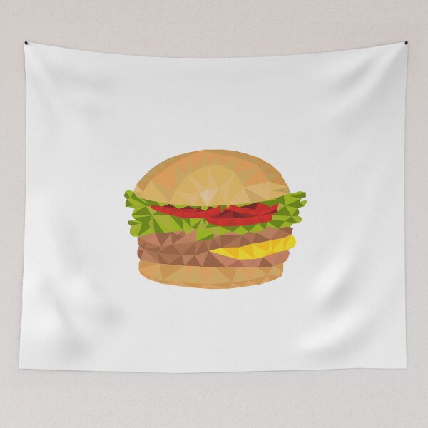 Item preview, Hamburger Low Polygon designed and sold by patrimonio.