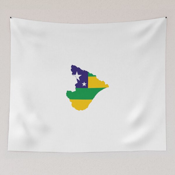 Item preview, Flag Map of Brazilian State of Sergipe  designed and sold by abbeyz71.