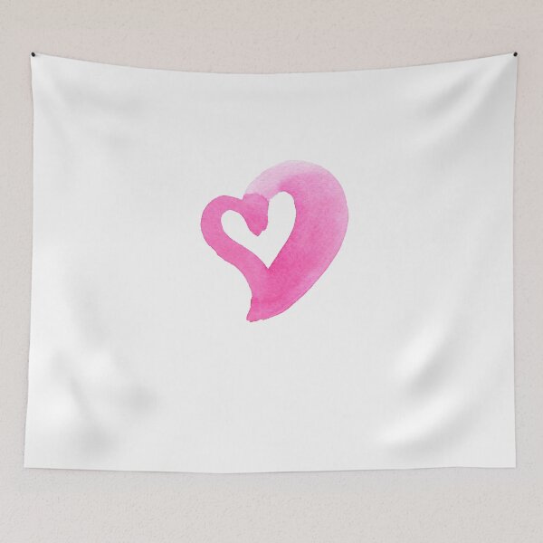 Aperçu de l'œuvre Watercolour heart isolated on white background créée et vendue par LourdelKaLou.
