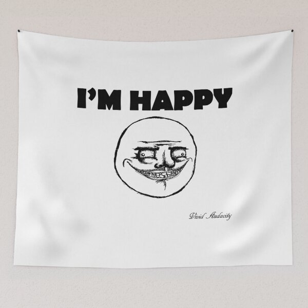 Item preview, I'M HAPPY  designed and sold by VividAudacity.