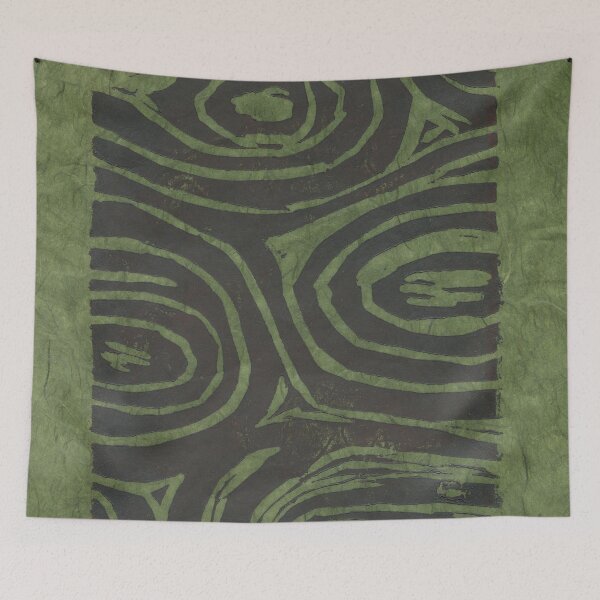Item preview, Whorls - green fibers designed and sold by Stacie Arellano.