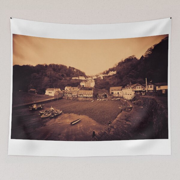 Item preview, Clovelly Harbour  designed and sold by hawkie.