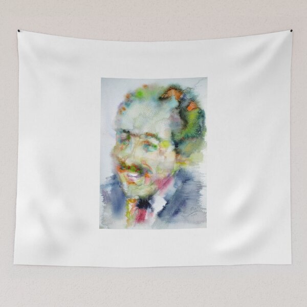 Item preview, LANGSTON HUGHES - watercolor portrait designed and sold by lautir.