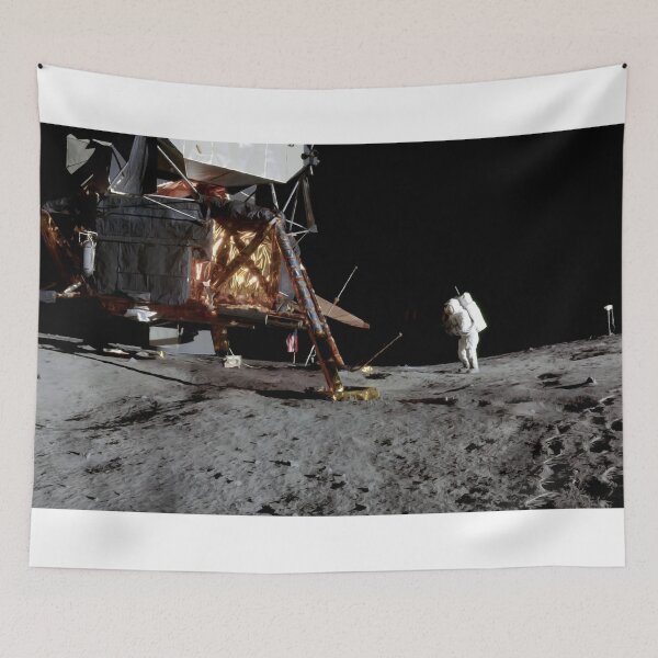 Item preview, Apollo 17 : Panoramic Digital Painting of the Moon Landing designed and sold by Very Peculiar.