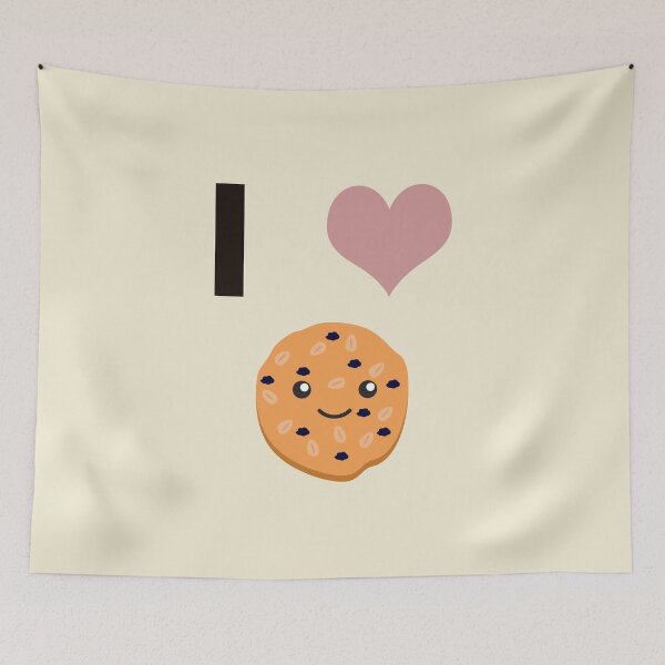 Item preview, I heart (love) Oatmeal Raisin cookies designed and sold by Hedgie Designs.