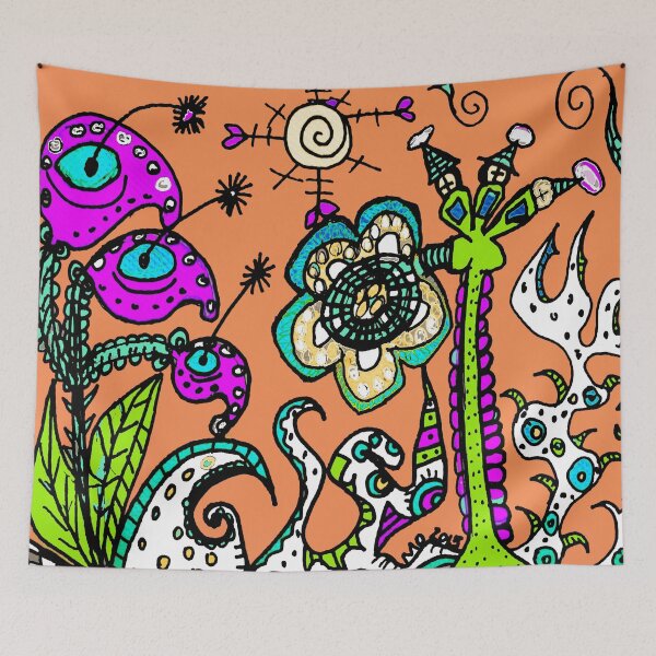 Item preview, A Blustery Day in Mo's Garden designed and sold by Maureen Zaharie.